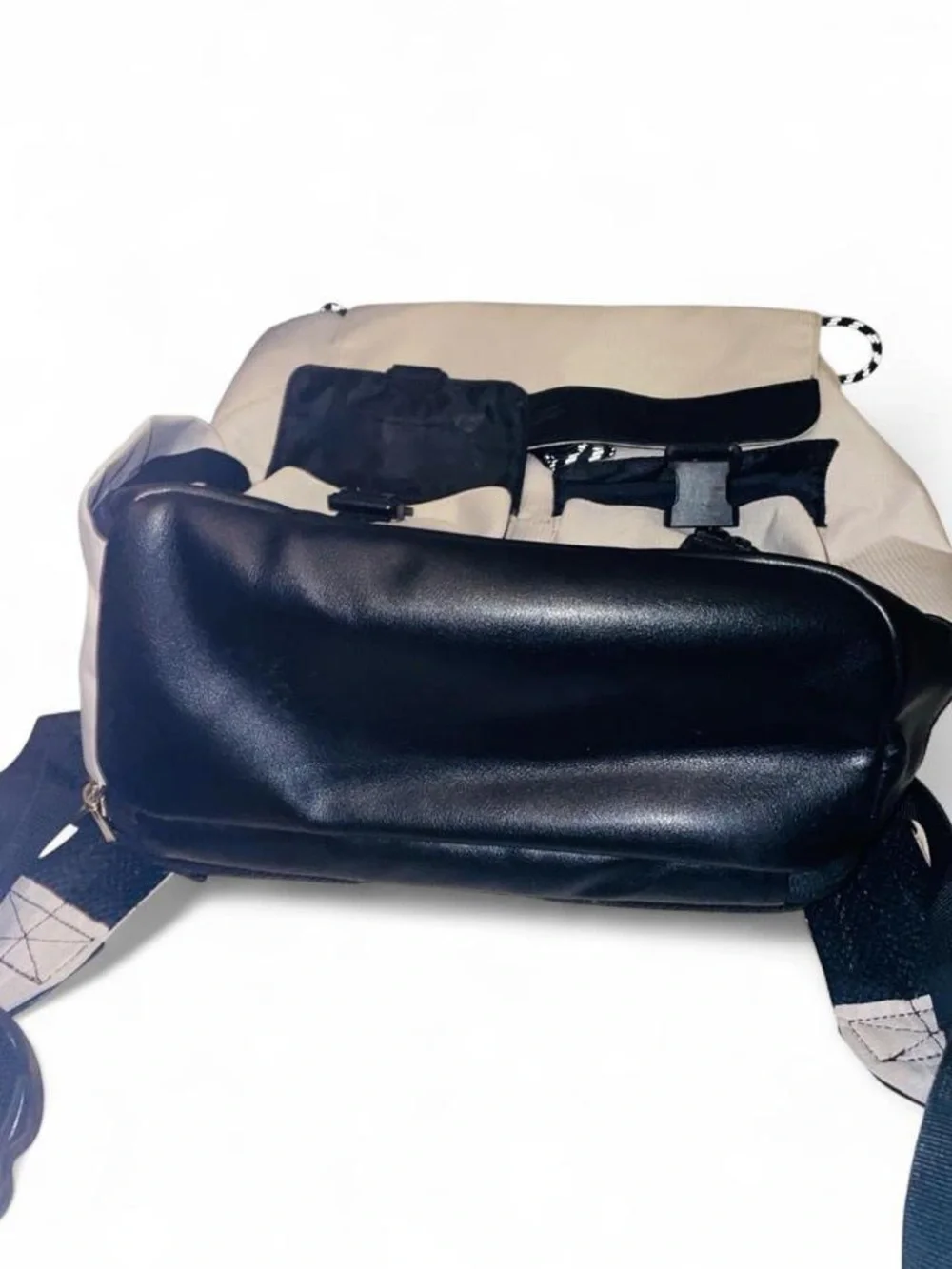 Paperclip Jojo Diaper Bag Backpack Mushroom Beige Eco Friendly